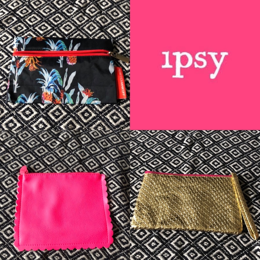Lot of Ipsy bags with Rebecca Minkoff floral